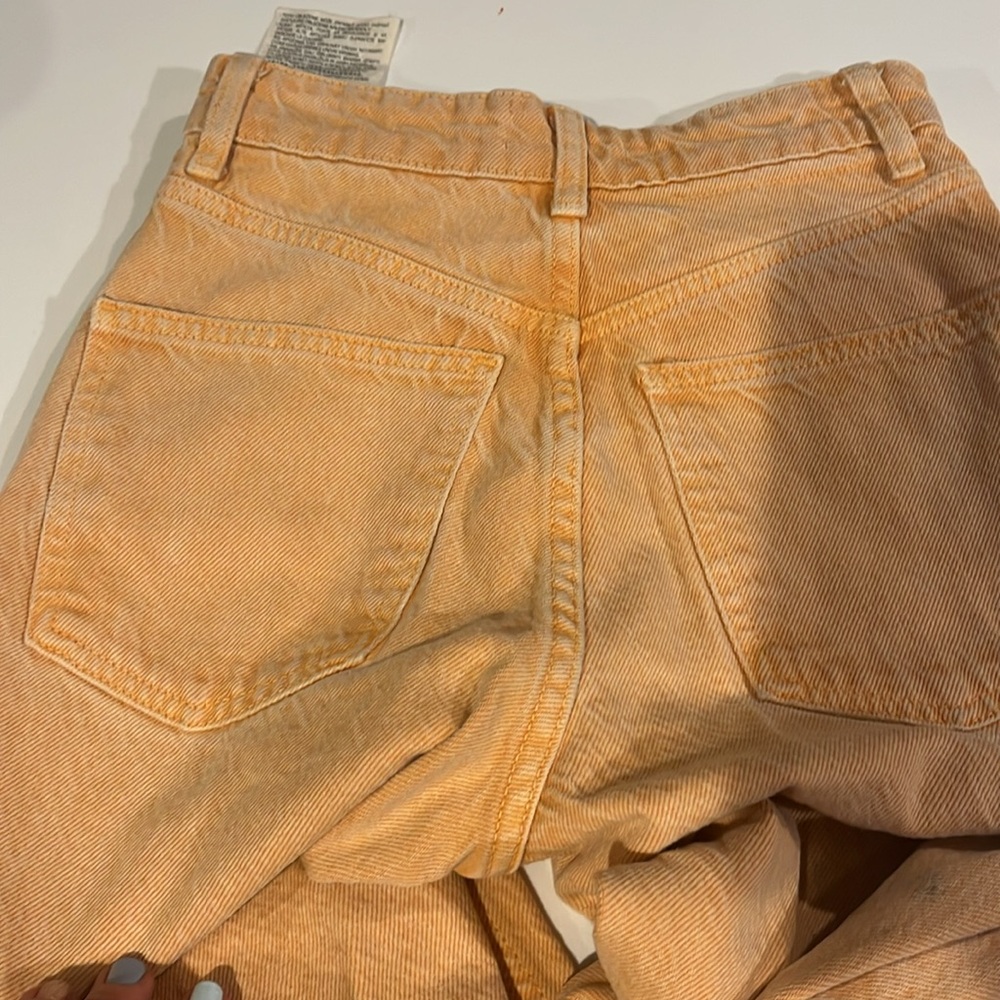 Zara Stone washes sherbet orange jeans - Picture 5 of 5